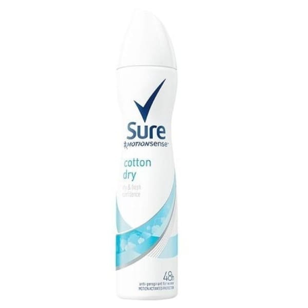 Sure Cotton Dry Antiperspirant Body Spray 250ml