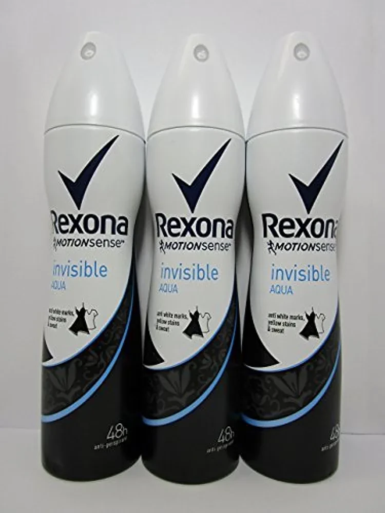 Rexona Invisible Aqua Deodorant Antiperspirant Spray Women 150 ml